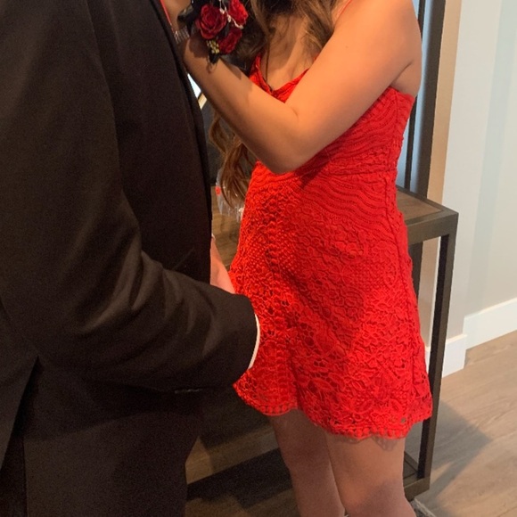 Angel Biba Dresses & Skirts - Angel Biba Lacey red dress…